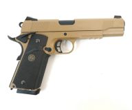 Пистолет пневм KP-07 GAS M1911 COLT GBB M1911 MEU TAN (KJW)