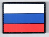 Шеврон Флаг России ПВХ 5*7 см