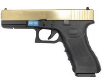 Пистолет пневм WE-G001A-TG G17 gen3 Titanium Version Black (WE)